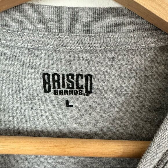 Brisco Brands Holiday Deck The Halls Graphic Shirt Christmas Matching Tops Large - Picture 8 of 8